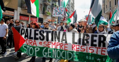 Copertina di Cortei e piazze pro Palestina: adesso a sinistra c’è già l’imbuto