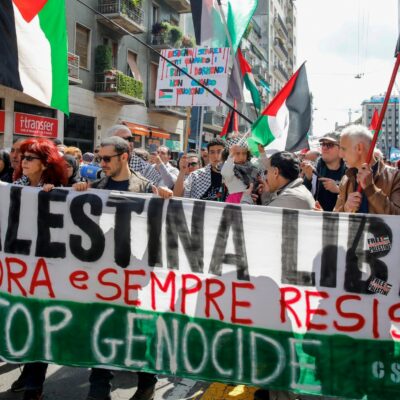 Copertina di Cortei e piazze pro Palestina: adesso a sinistra c’è già l’imbuto