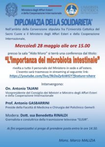 gaza e kiev no le priorit224 di tajani sono i disturbi intestinali i diplomatici della farnesina convocati al convegno