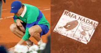 "Puoi venire con me?": la richiesta di Corretja spiazza Sinner. Poi il numero 1 capisce e si inginocchia per omaggiare Nadal