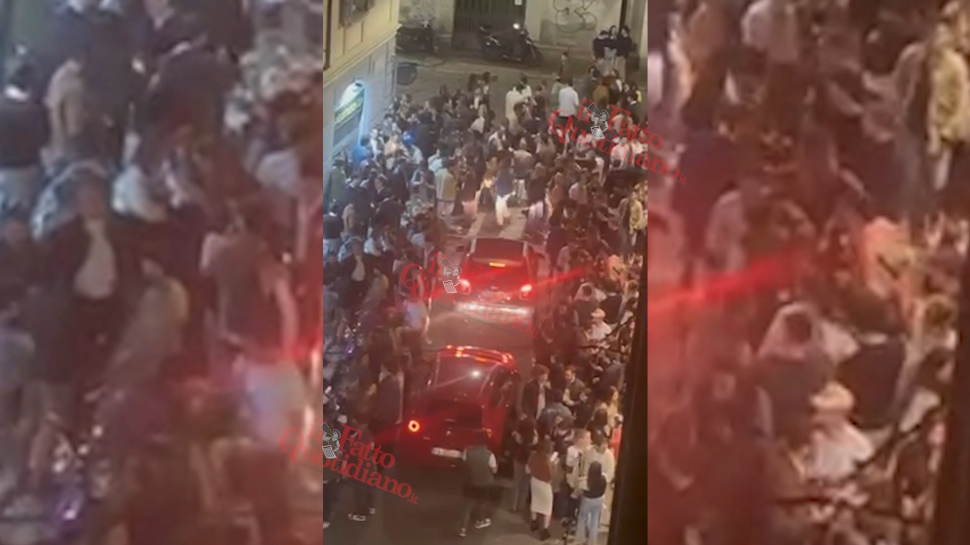 alcol musica e folla fino all alba ecco cosa succedeva fuori dal locale di la russa jr video