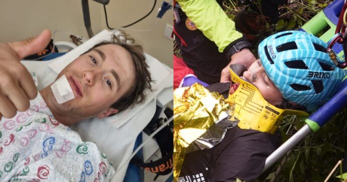 Come sta Alessio Martinelli dopo la tremenda caduta al Giro d’Italia: la foto dall’ospedale