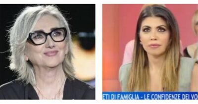 Copertina di “Mio marito Enrico Brignano peggior baciatore? Anche per lui fu faticoso baciare Lunetta Savino, aveva le ciocie e il mollettone… A Belve uscita infelice”: parla Flora Canto