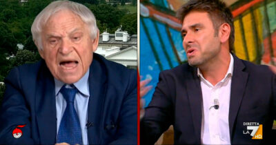 Copertina di Luttwak choc: “A Gaza neonati e bambini uccisi perché lanciano razzi”. Scontro con Di Battista su La7