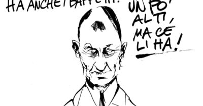 Copertina di La vignetta di Beppe Mora