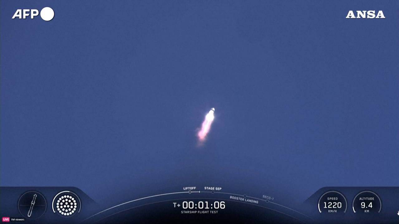 spacex fallisce il nono test di starship il volo dura poco più di 45 minuti – video