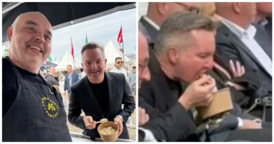 Copertina di Mangia un piatto di gnocchi durante la messa: il ministro australiano Chris Bowen nella bufera