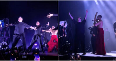 Copertina di Il coreografo Carlos Diaz Gandia si scatena sul palco con l’amico Mahmood – IL VIDEO