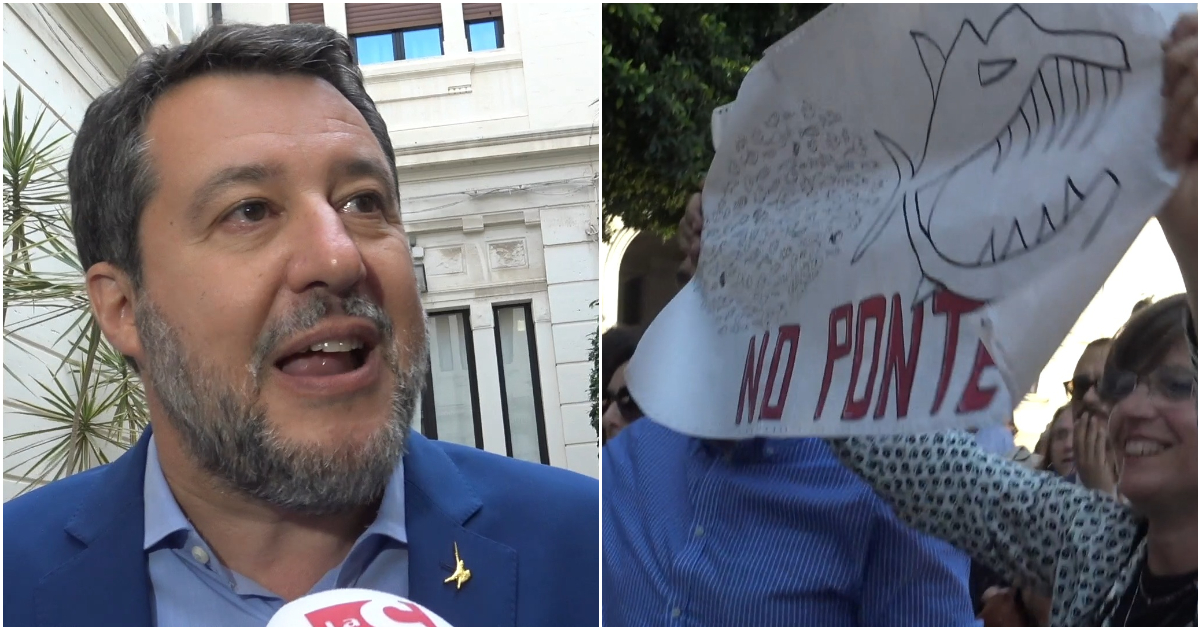 ponte sullo stretto salvini in tour a calabria è ciò che aspettano i cittadini in piazza la contestazione soldi buttati da Ilfattoquotidiano.it ponte sullo stretto salvini in tour a calabria è ciò che aspettano i cittadini in piazza la contestazione soldi buttati