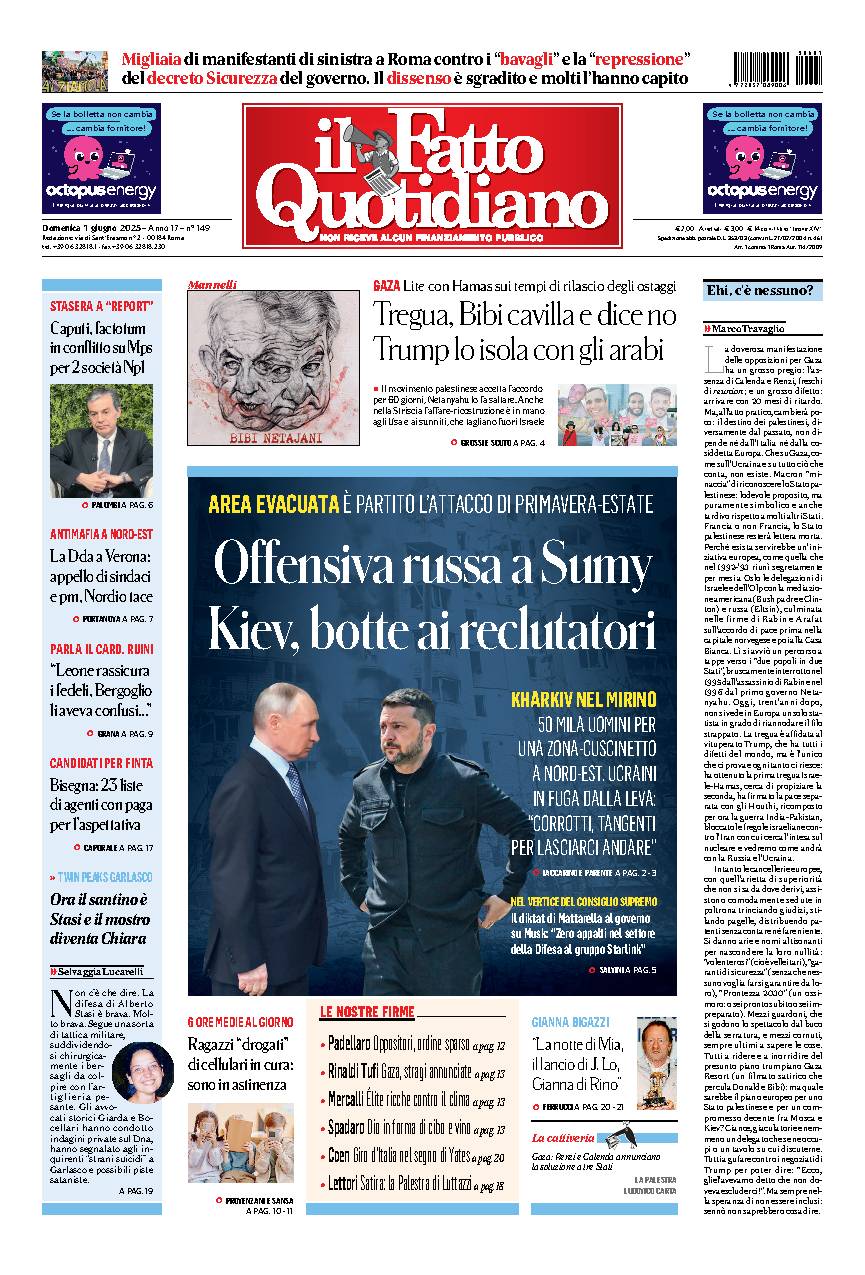 Copia del giorno de Il Fatto Quotidiano