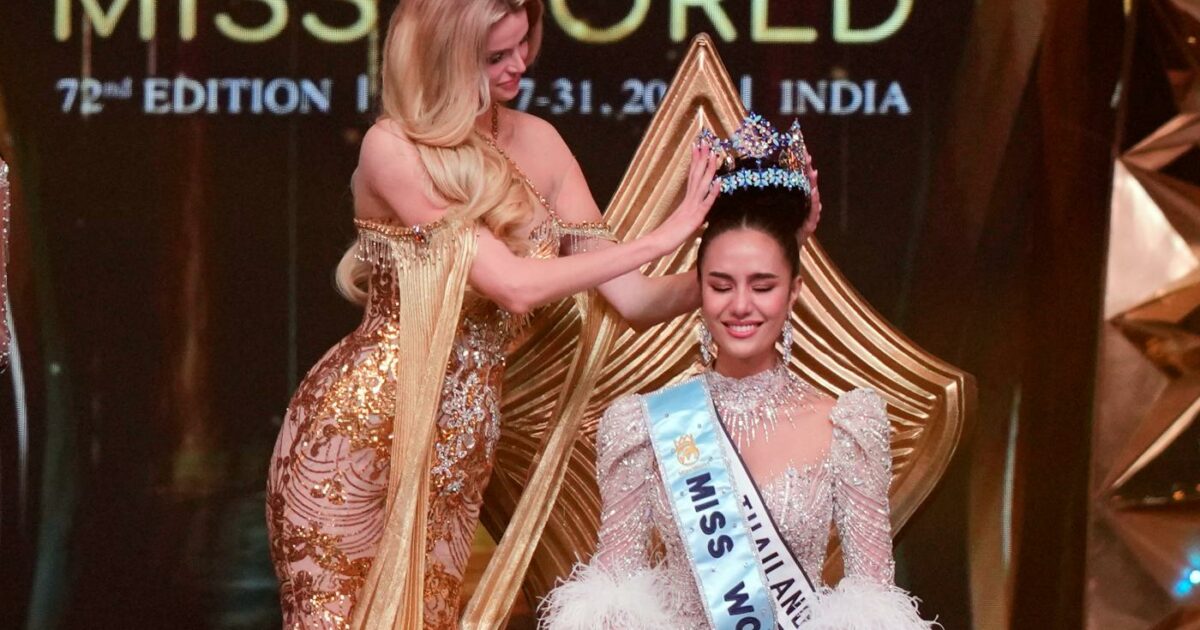 opal chuangsri è miss mondo 2025 è la prima thailandese a vincere il concorso di bellezza chiara esposito nella top 20