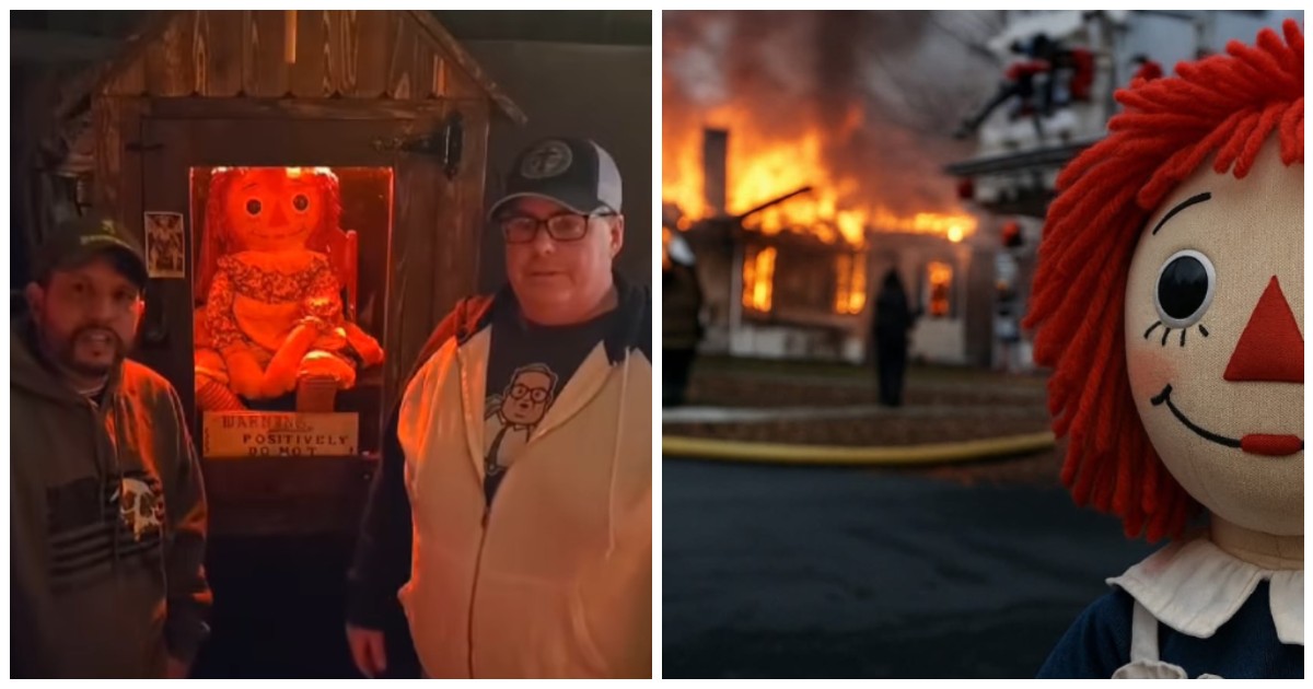 Spostano la vera bambola di Annabelle e si scatena una serie di disastrosi eventi: “Nelle stesse ore c’è stato un incendio e un’evasione carceraria” Spostano la vera bambola di Annabelle e si scatena una serie di disastrosi eventi: “Nelle stesse ore c’è stato un incendio e un’evasione carceraria”