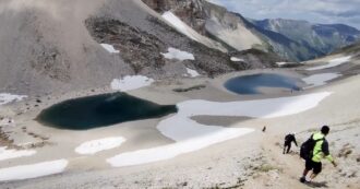 Siccità, il lago di Pilato torna a vivere ma con pochissima acqua: c’è apprensione per il chirocefalo del Marchesoni