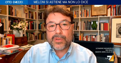 Copertina di Referendum, Montanari a La7: “Meloni boicotta il quorum perché ha paura, altro che leader o donna del popolo”