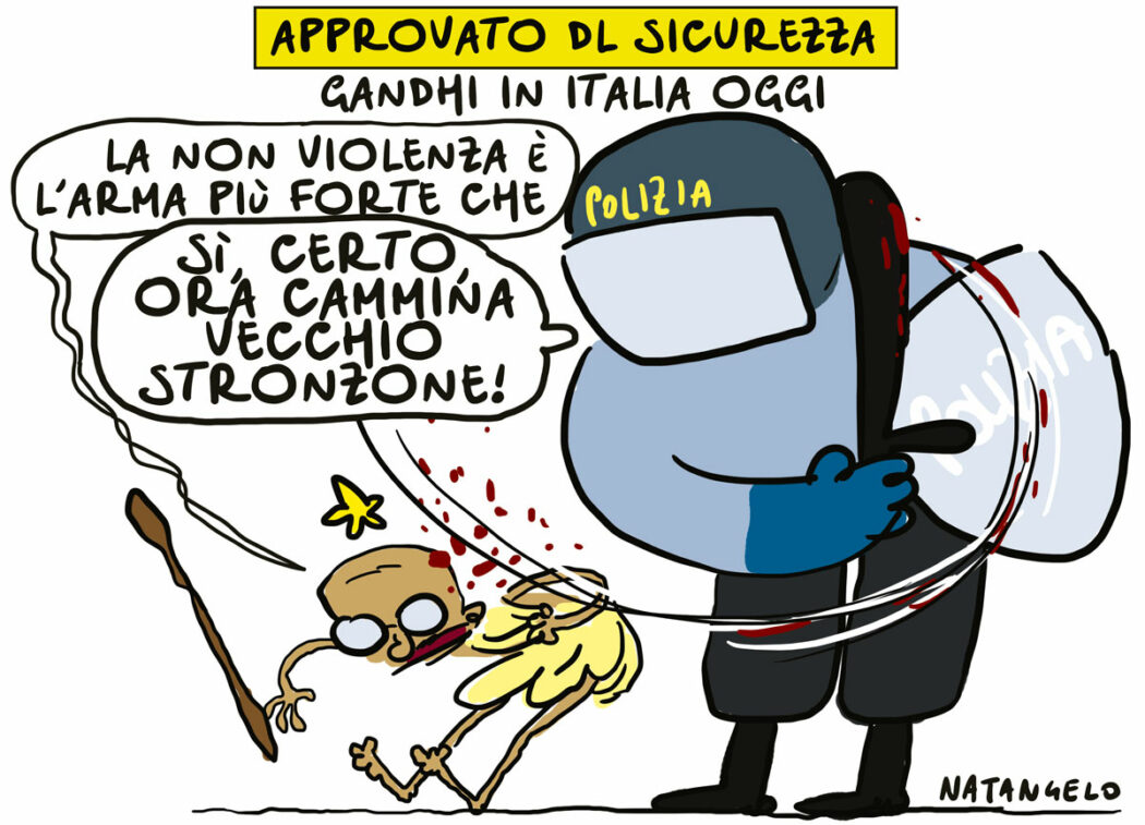 La vignetta di Natangelo