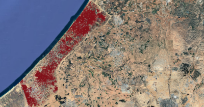 Copertina di La distruzione della Striscia di Gaza, la mappa e i numeri