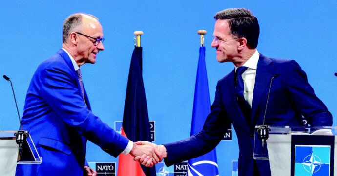 Armamenti, la Nato vuole il 5% del Pil. Rissa a Palazzo Chigi. Merz: “No”