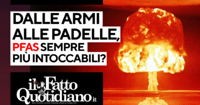 Copertina di Dagli oggetti di uso comune alle armi. Pfas sempre più ‘intoccabili’? Segui la diretta con Greenpeace