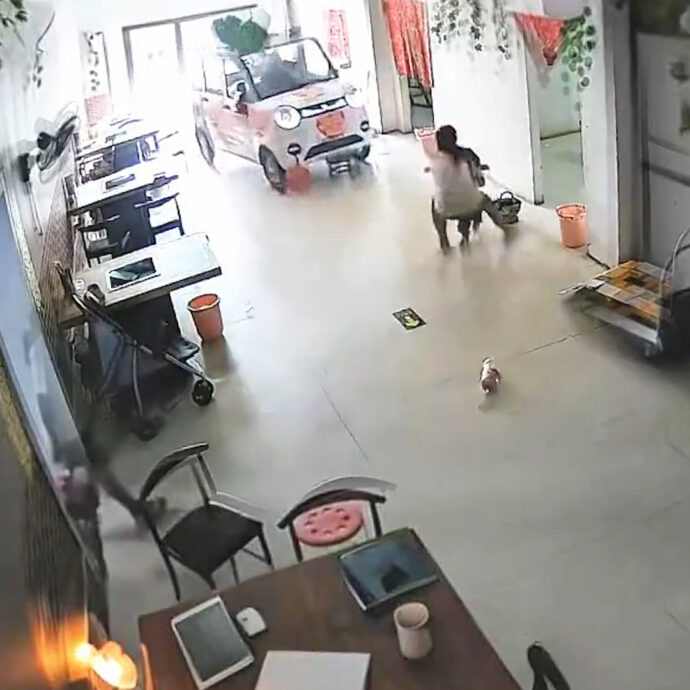 Paura al ristorante: ragazzina di 11 salva il fratellino da un’auto fuori controllo – Video