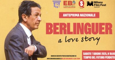 Copertina di Berlinguer. A Love Story: l’anteprima del film al Tempio del Futuro Perduto di Milano