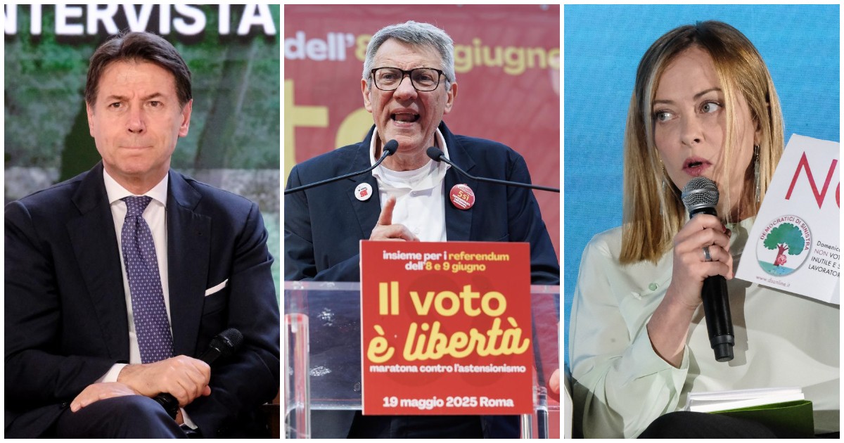 conte landini meloni urge un corso di comunicazione