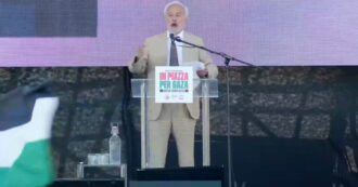 Copertina di “Netanyahu ha resuscitato odio contro ebrei”: Gad Lerner interrotto alla manifestazione per Gaza. Poi gli applausi
