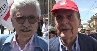 Copertina di In piazza per Gaza, c’è anche Bersani: “Finalmente. Qui nostro popolo, basta distinguo”. D’Alema: “Governo e Ue complici”