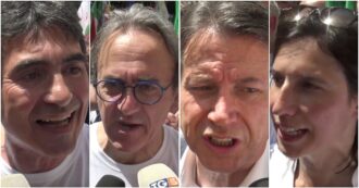 Copertina di In piazza per Gaza, i leader di Pd, M5s e Avs: “Qui l’Italia che non tace come Meloni”