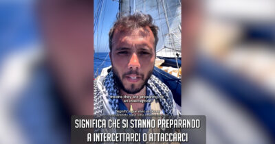 Copertina di “Interferenze nel nostro segnale, si stanno preparando ad attaccarci”: l’allarme dalla Freedom Flottilla diretta a Gaza