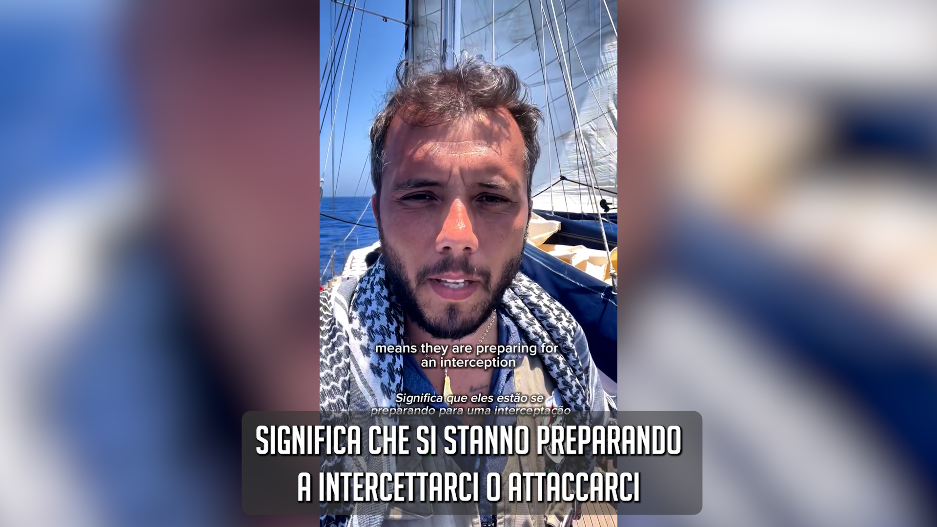 interferenze nel nostro segnale si stanno preparando ad attaccarci l8217allarme dalla freedom flottilla diretta a gaza