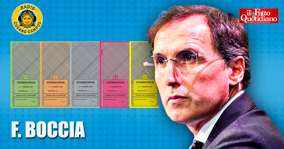 Referendum, Boccia: “Se votano più di quelli che hanno eletto Meloni, sarà un primo avviso di sfratto” Referendum, Boccia: “Se votano più di quelli che hanno eletto Meloni, sarà un primo avviso di sfratto”