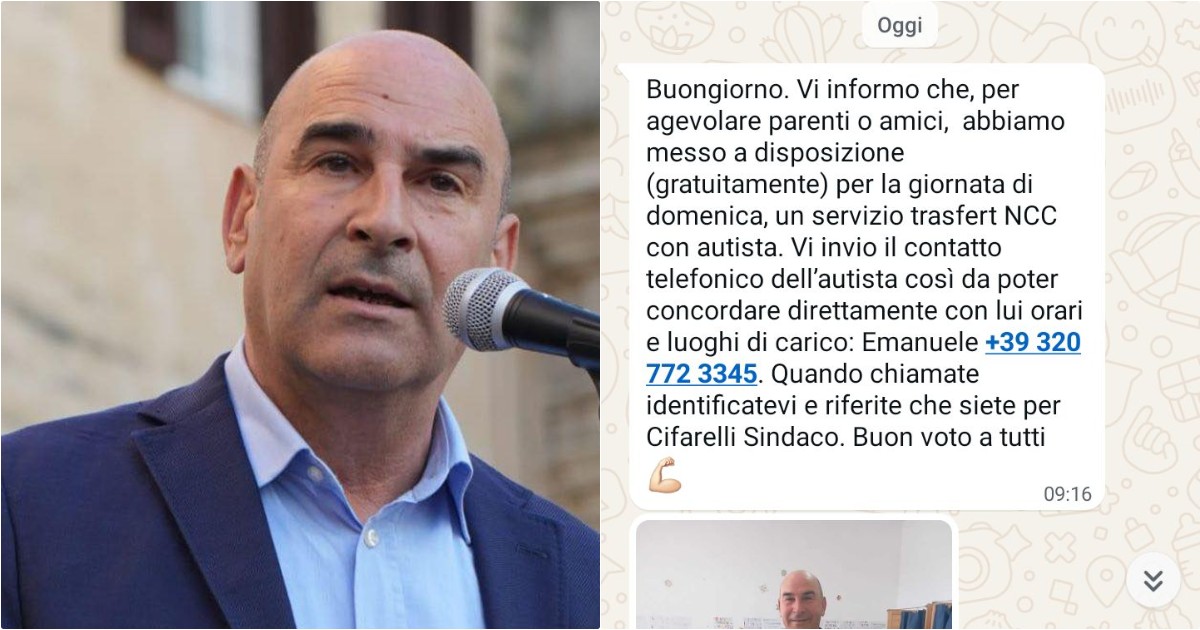 Ballottaggio a Matera, polemica sul messaggio del candidato sindaco: “Servizio navetta gratuito per chi vota per me” Ballottaggio a Matera, polemica sul messaggio del candidato sindaco: “Servizio navetta gratuito per chi vota per me”