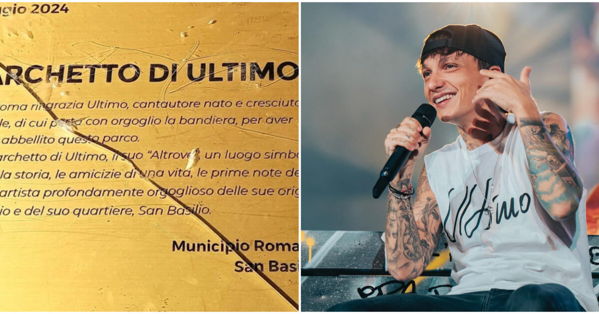 vandali spaccano la targa dedicata a ultimo nel parco del suo quartiere a roma il comune assicura sarà immediatamente ripristinata vicinanza all artista