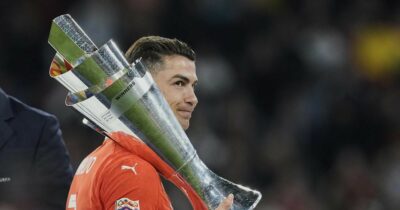 Copertina di Nations League, Cristiano Ronaldo in lacrime dopo la vittoria del “suo” Portogallo