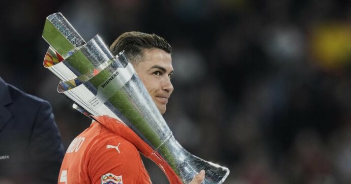 Nations League, Cristiano Ronaldo in lacrime dopo la vittoria del “suo” Portogallo