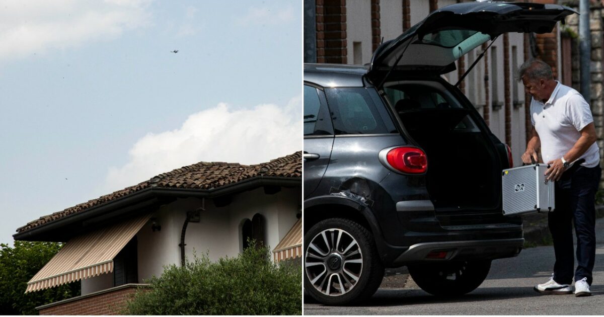 Droni, laser scanner, foto: sopralluogo di 7 ore nella villetta di Garlasco per una mappatura 3D e rivalutare la dinamica del delitto Droni, laser scanner, foto: sopralluogo di 7 ore nella villetta di Garlasco per una mappatura 3D e rivalutare la dinamica del delitto