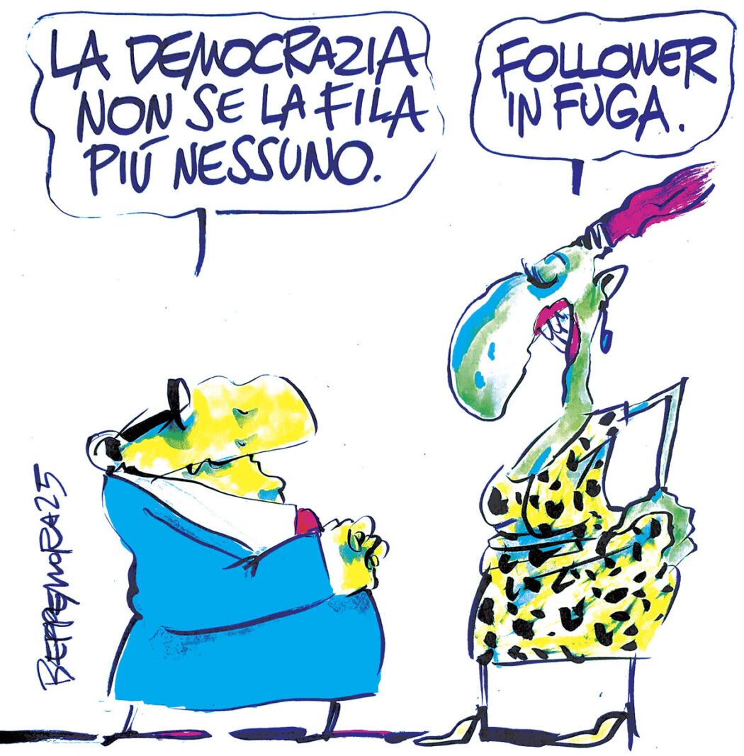 La vignetta di Beppe Mora