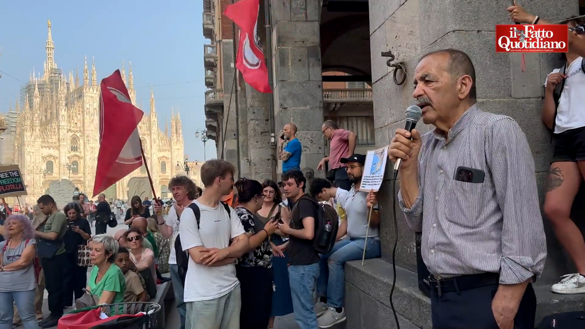 Freedom Flotilla, a Milano corteo in solidarietà. L’appello di una madre in lacrime a Meloni: “Perché sei assente?” Freedom Flotilla, a Milano corteo in solidarietà. L’appello di una madre in lacrime a Meloni: “Perché sei assente?”