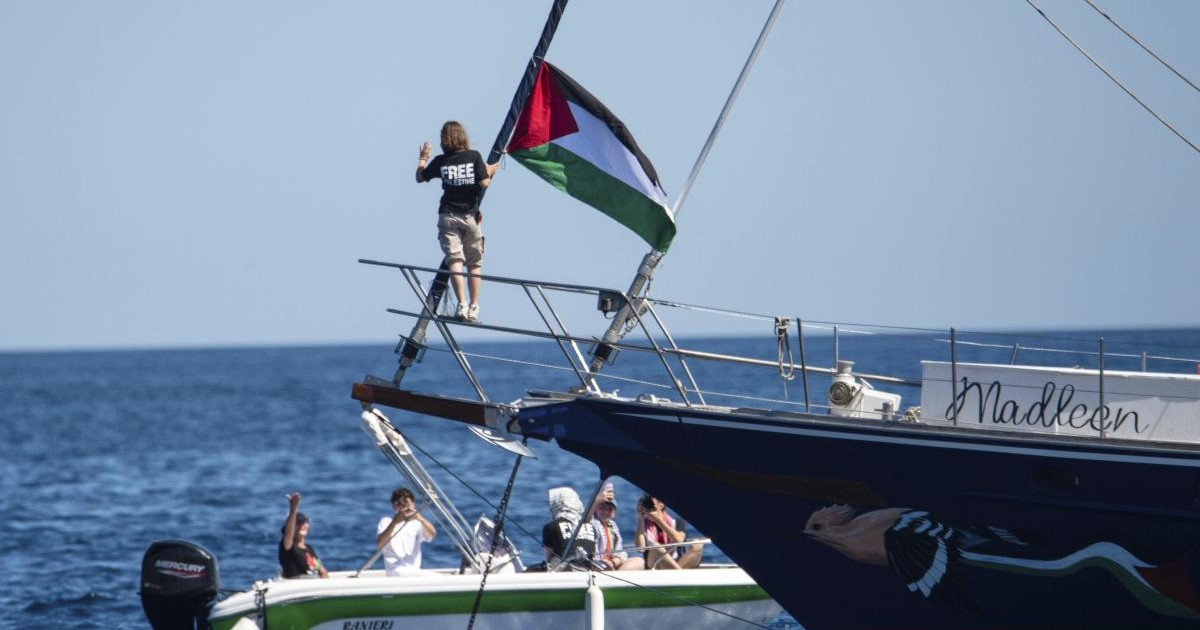 l8217azione di israele contro la freedom flotilla 232 illegale la madleen doveva poter attraccare