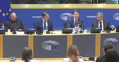 Copertina di Ucraina, Conte fa l’anti-Meloni: “Non dica sì alla Nato”