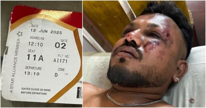 India, il sopravvissuto al disastro aereo è un 40enne britannico di origine indiana: era seduto al posto 11A