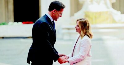 Copertina di Armi, Meloni a Rutte: ok al 5%  in 10 anni. E check post-Trump