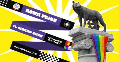Copertina di Roma Pride, polemiche per gli sponsor: “Aziende vicine a Israele e che sfruttano lavoratori”. E anche Arcigay contesta