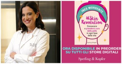Copertina di SkinRevolution: un libro per sapere tutto (ma proprio tutto) sulla pelle. La dottoressa Ines Mordente: “Con i social il nostro rapporto con la pelle è peggiorato”