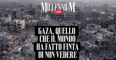 Copertina di Gaza, quello che il mondo ha fatto finta di non vedere. Millennium Live con Safwat Kahlout e Giulia Zaccariello