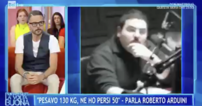 Copertina di “Sui social mi massacrano perché sono dimagrito. Pesavo 130 kg. Dicono che prima ero più rassicurante, più cicciottello”: lo sfogo di Roberto Arduini