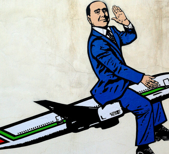 “Welcome to Silvio Berlusconi Airport”: a Malpensa spunta il murale-omaggio