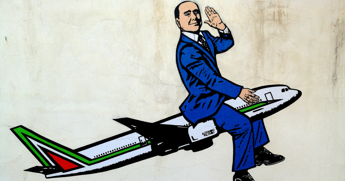 “Welcome to Silvio Berlusconi Airport”: a Malpensa spunta il murale-omaggio