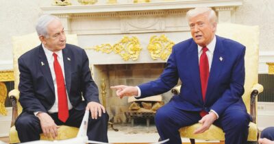 Copertina di Trump, dal silenzio all’aiuto. “Ora l’Iran deve trattare”