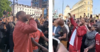 Copertina di Che succede se esci dalla metro e trovi Will Smith che fa freestyle con una folla in visibilio? Ecco il video